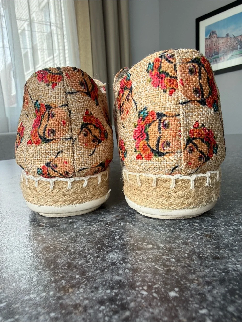 Riviera Corazon Calzados Frida Kahlo Espadrille - size 9